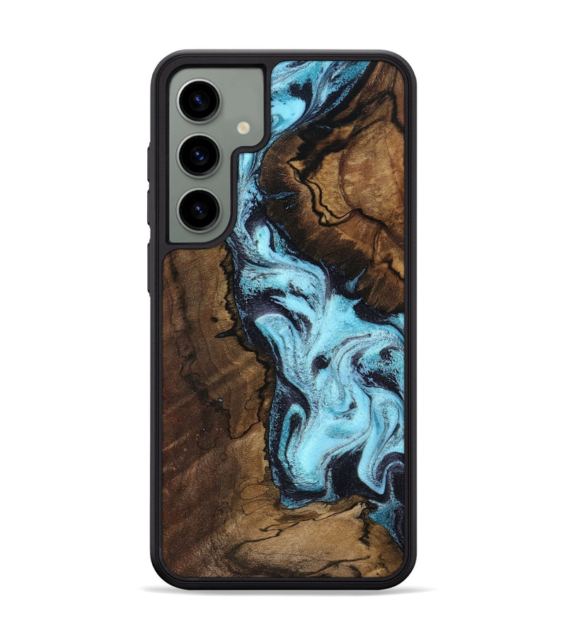 Galaxy S24 Plus Wood Phone Case - Lucille (Blue, 802348)