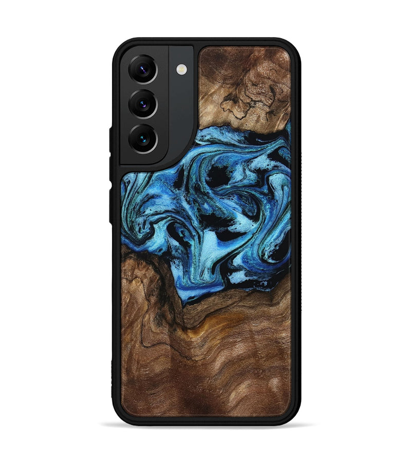 Galaxy S22 Plus Wood Phone Case - Miriam (Blue, 802349)