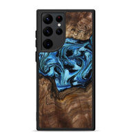 Galaxy S22 Ultra Wood Phone Case - Miriam (Blue, 802349)