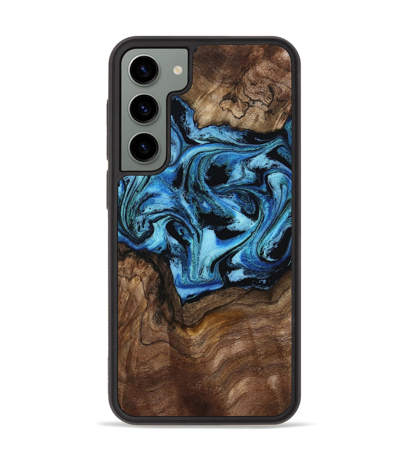Galaxy S23 Plus Wood Phone Case - Miriam (Blue, 802349)