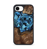 iPhone 16e Wood Phone Case - Miriam (Blue, 802349)