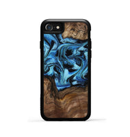 iPhone SE Wood Phone Case - Miriam (Blue, 802349)