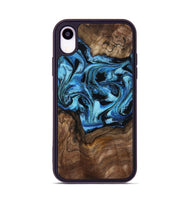 iPhone Xr Wood Phone Case - Miriam (Blue, 802349)
