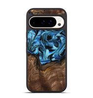 Pixel 9 Pro Wood Phone Case - Miriam (Blue, 802349)