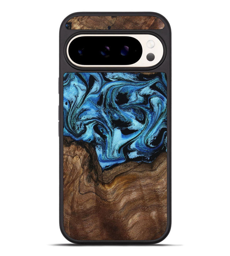 Pixel 9 Pro XL Wood Phone Case - Miriam (Blue, 802349)