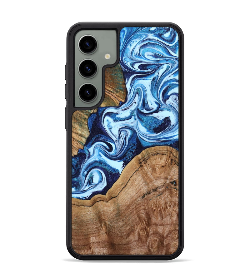 Galaxy S24 Plus Wood Phone Case - Wade (Blue, 802350)