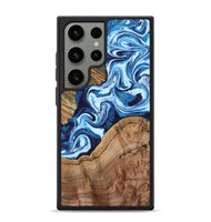 Galaxy S24 Ultra Wood Phone Case - Wade (Blue, 802350)