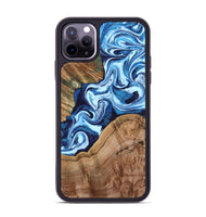 iPhone 11 Pro Max Wood Phone Case - Wade (Blue, 802350)