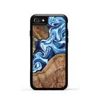 iPhone SE Wood Phone Case - Wade (Blue, 802350)