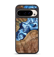Pixel 10 Wood Phone Case - Wade (Blue, 802350)