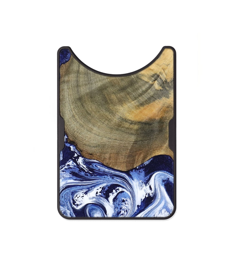 Alloy Wood Wallet - Isabel (Blue, 802351)