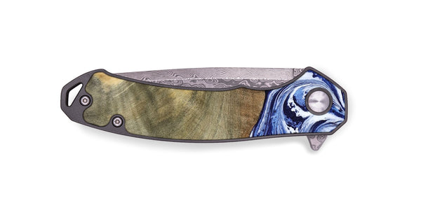 EDC Wood Pocket Knife - Isabel (Blue, 802351)