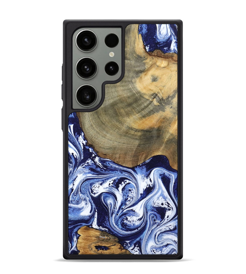 Galaxy S24 Ultra Wood Phone Case - Isabel (Blue, 802351)
