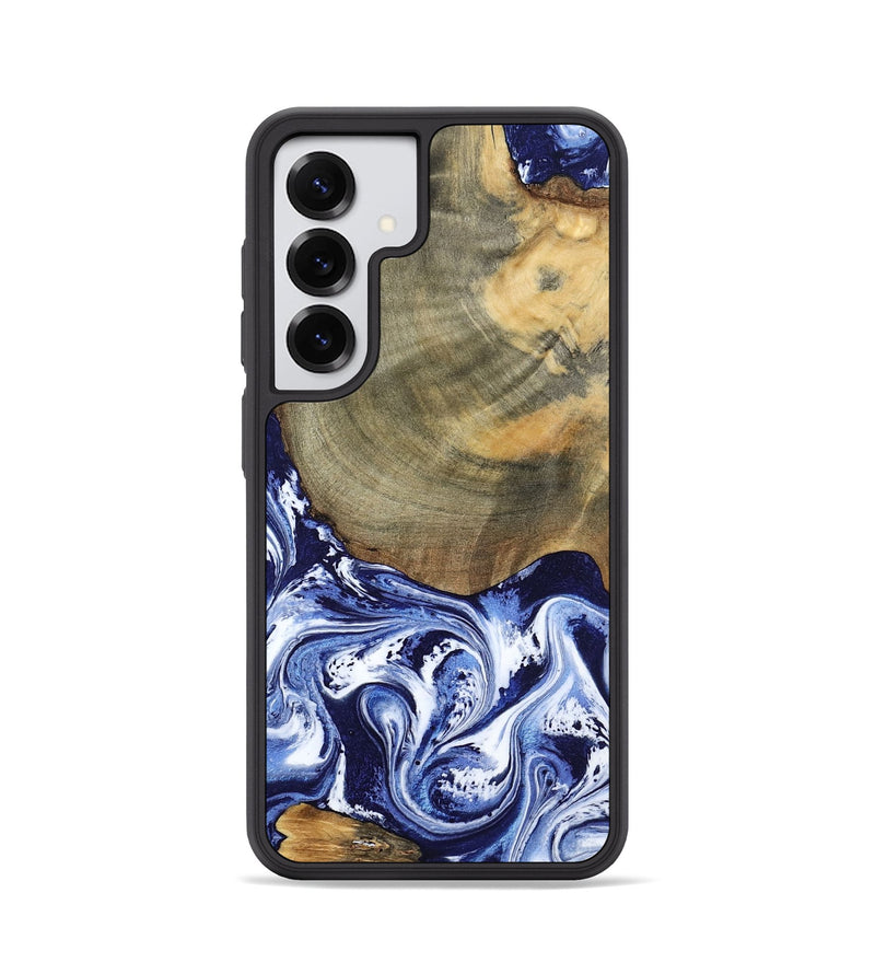 Galaxy S25 Wood Phone Case - Isabel (Blue, 802351)