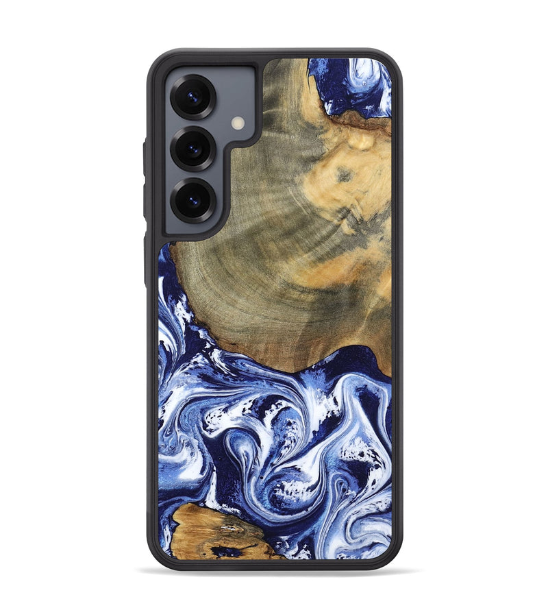 Galaxy S25 Plus Wood Phone Case - Isabel (Blue, 802351)