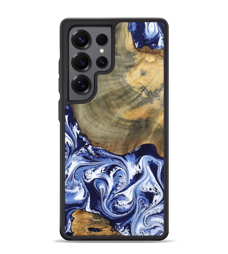 Galaxy S25 Ultra Wood Phone Case - Isabel (Blue, 802351)