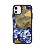 iPhone 11 Wood Phone Case - Isabel (Blue, 802351)