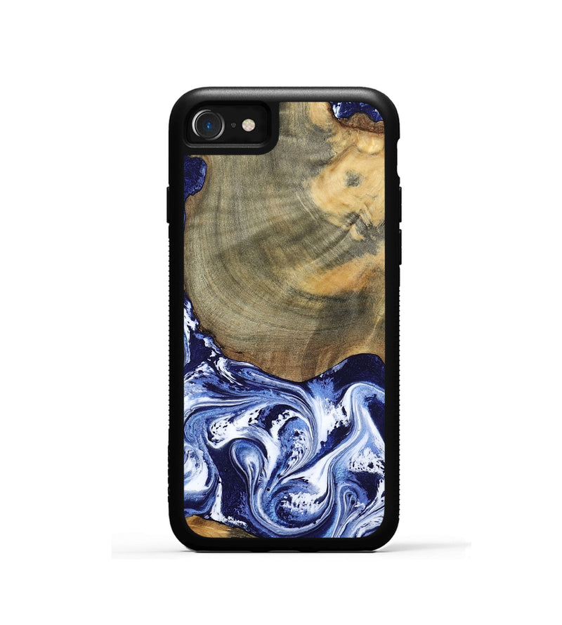 iPhone SE Wood Phone Case - Isabel (Blue, 802351)