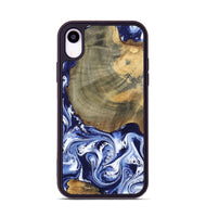 iPhone Xr Wood Phone Case - Isabel (Blue, 802351)