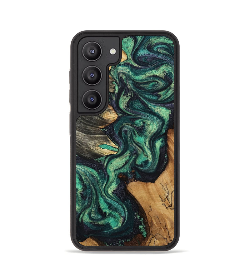 Galaxy S23 Wood Phone Case - Elyse (Green, 802352)