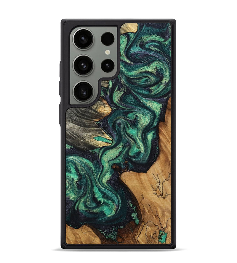 Galaxy S24 Ultra Wood Phone Case - Elyse (Green, 802352)