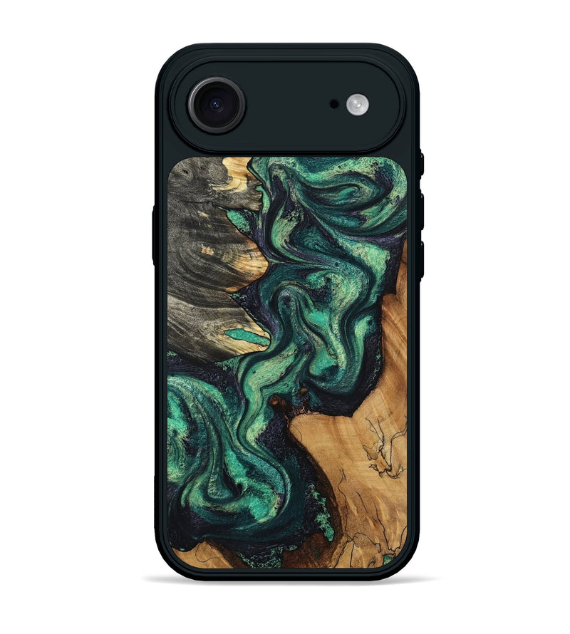 iPhone 17 Air Wood Phone Case - Elyse (Green, 802352)