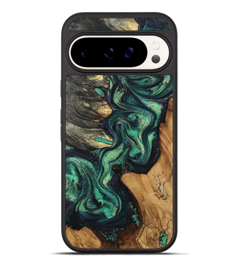 Pixel 10 Pro XL Wood Phone Case - Elyse (Green, 802352)