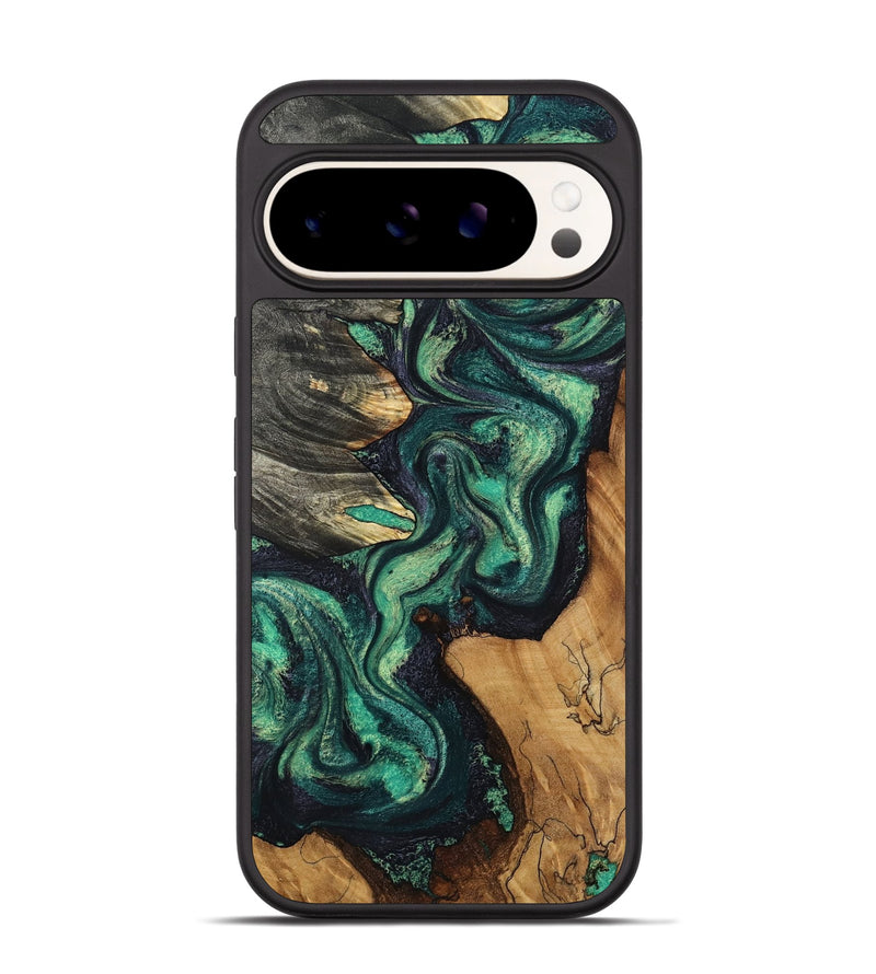 Pixel 9 Pro Wood Phone Case - Elyse (Green, 802352)