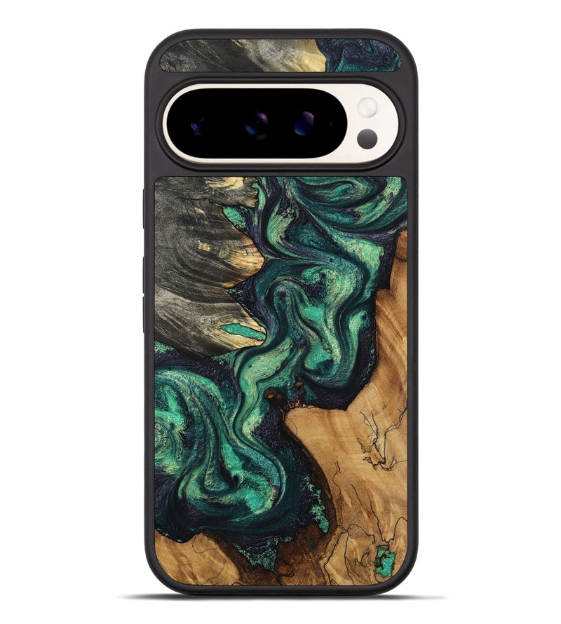 Pixel 9 Pro XL Wood Phone Case - Elyse (Green, 802352)