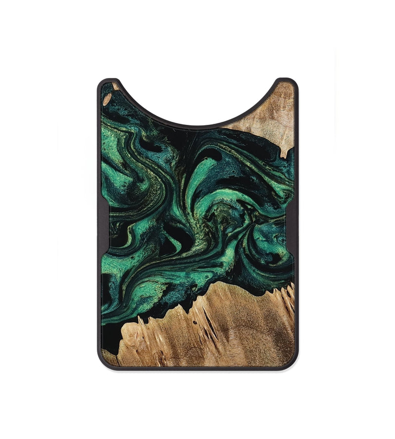 Alloy Wood Wallet - Kaylah (Green, 802353)