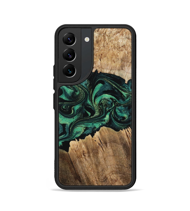 Galaxy S22 Wood Phone Case - Kaylah (Green, 802353)