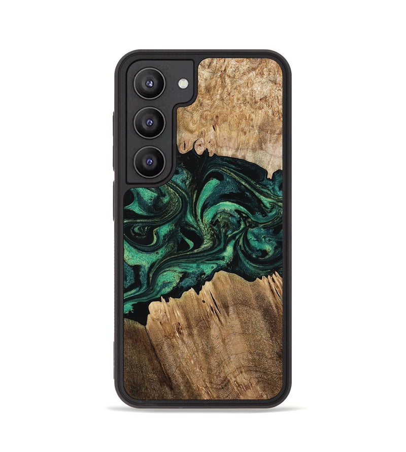 Galaxy S23 Wood Phone Case - Kaylah (Green, 802353)