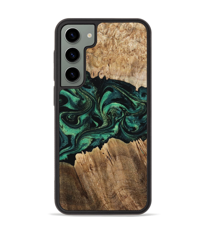 Galaxy S23 Plus Wood Phone Case - Kaylah (Green, 802353)