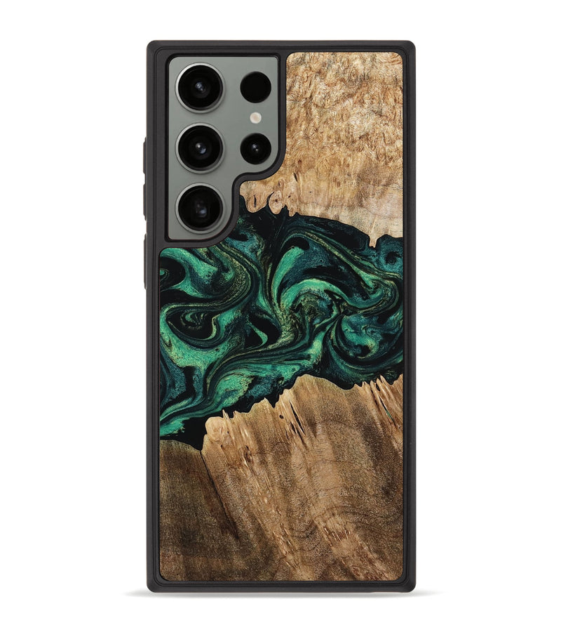Galaxy S23 Ultra Wood Phone Case - Kaylah (Green, 802353)