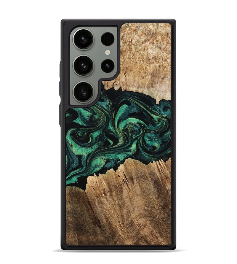 Galaxy S24 Ultra Wood Phone Case - Kaylah (Green, 802353)