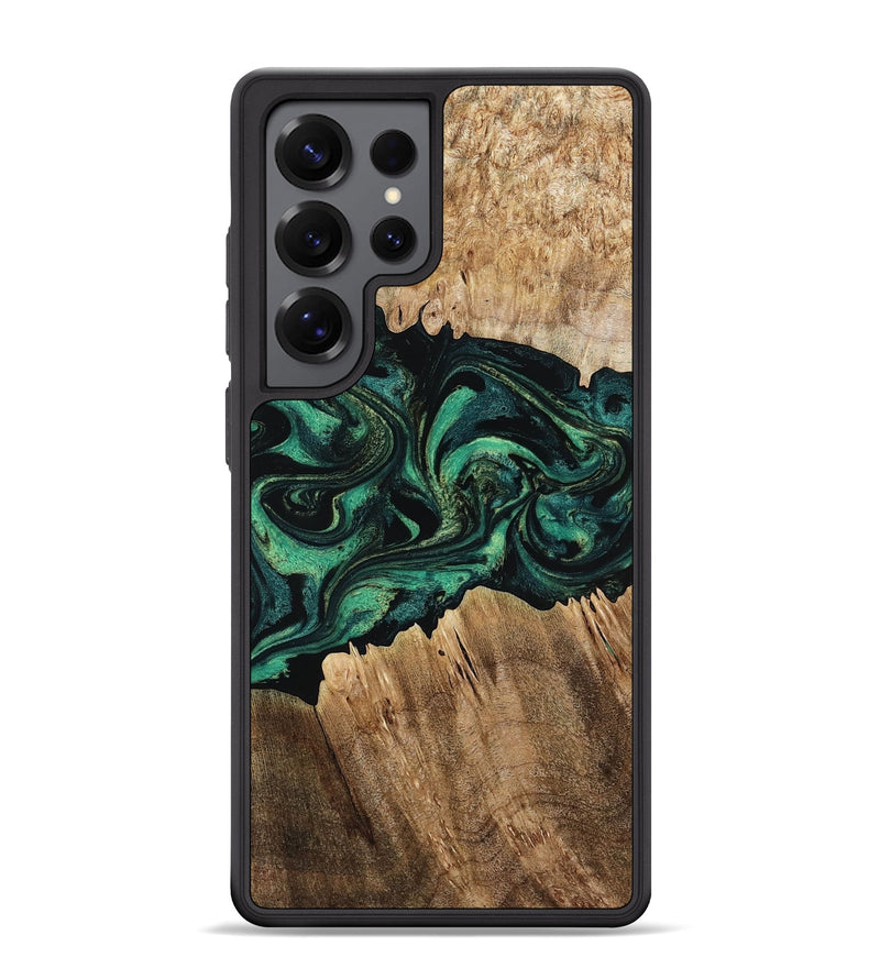 Galaxy S25 Ultra Wood Phone Case - Kaylah (Green, 802353)