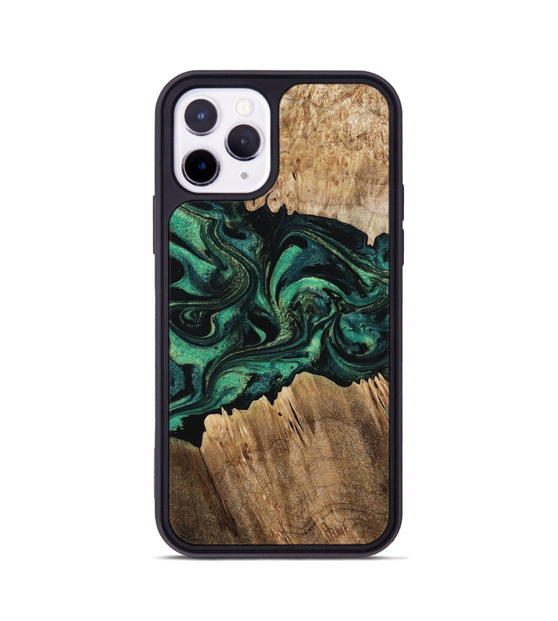 iPhone 11 Pro Wood Phone Case - Kaylah (Green, 802353)
