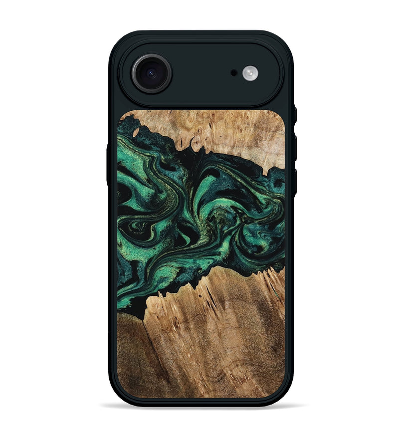 iPhone 17 Air Wood Phone Case - Kaylah (Green, 802353)