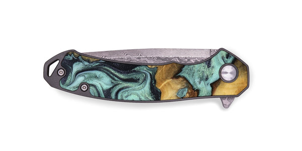 EDC Wood Pocket Knife - Maximus (Green, 802355)