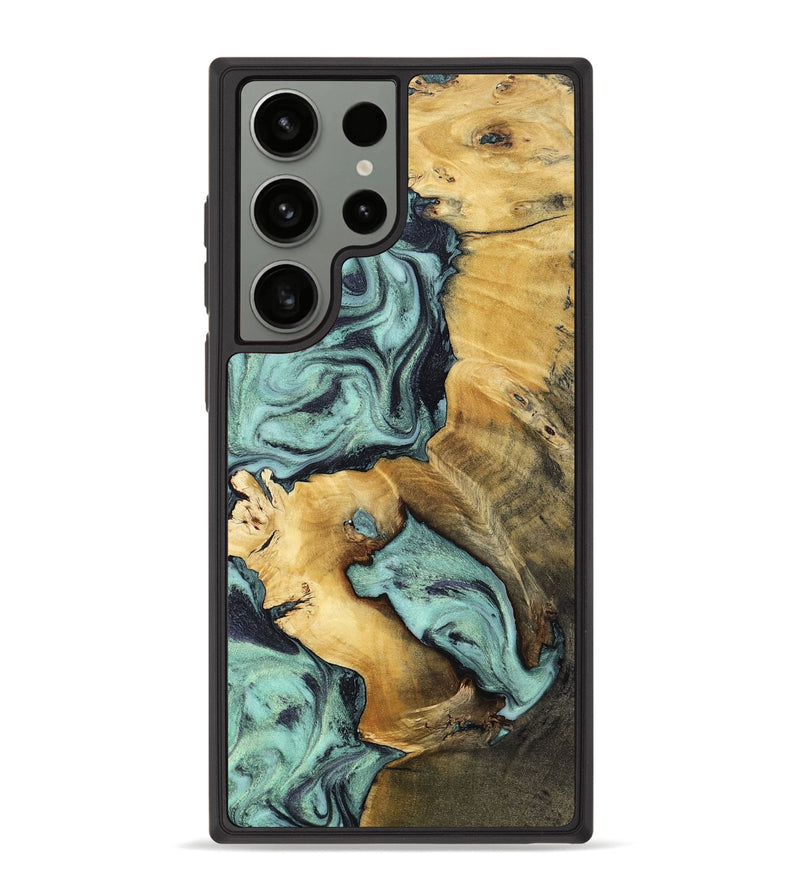 Galaxy S23 Ultra Wood Phone Case - Maximus (Green, 802355)