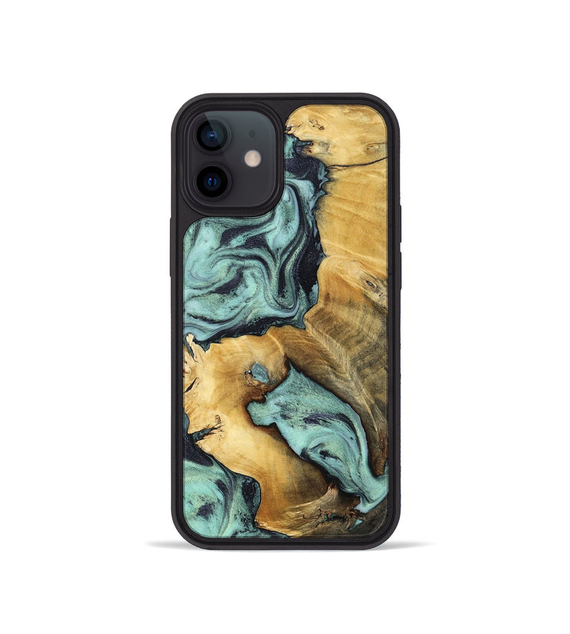 iPhone 12 mini Wood Phone Case - Maximus (Green, 802355)