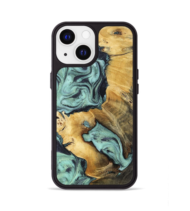 iPhone 13 Wood Phone Case - Maximus (Green, 802355)