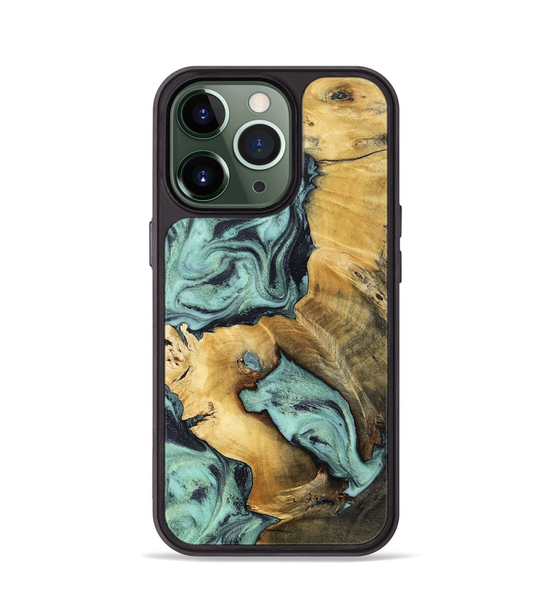 iPhone 13 Pro Wood Phone Case - Maximus (Green, 802355)