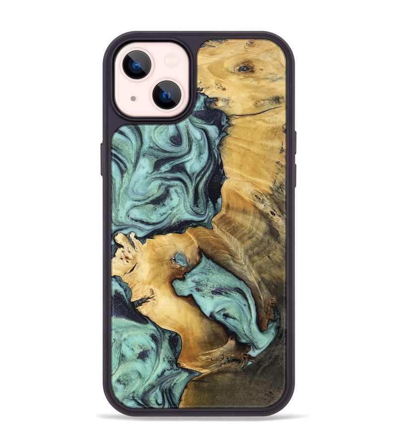 iPhone 14 Plus Wood Phone Case - Maximus (Green, 802355)
