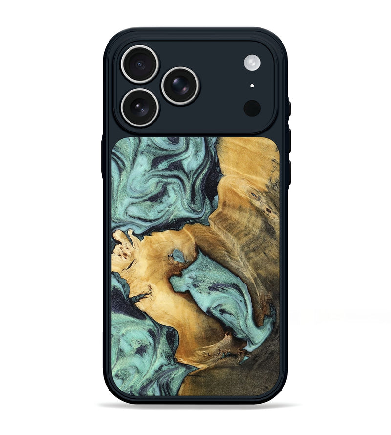 iPhone 17 Pro Max Wood Phone Case - Maximus (Green, 802355)
