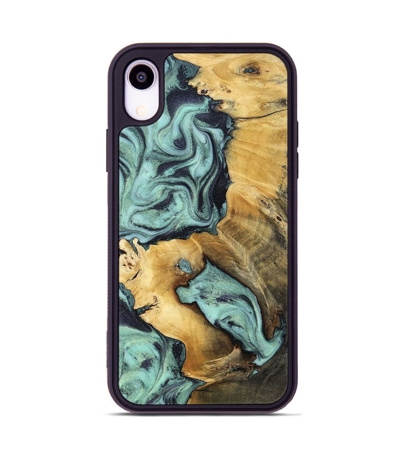 iPhone Xr Wood Phone Case - Maximus (Green, 802355)