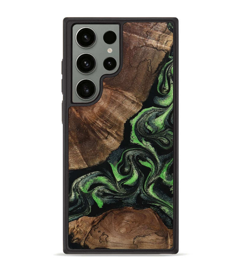 Galaxy S23 Ultra Wood Phone Case - Kellan (Green, 802356)