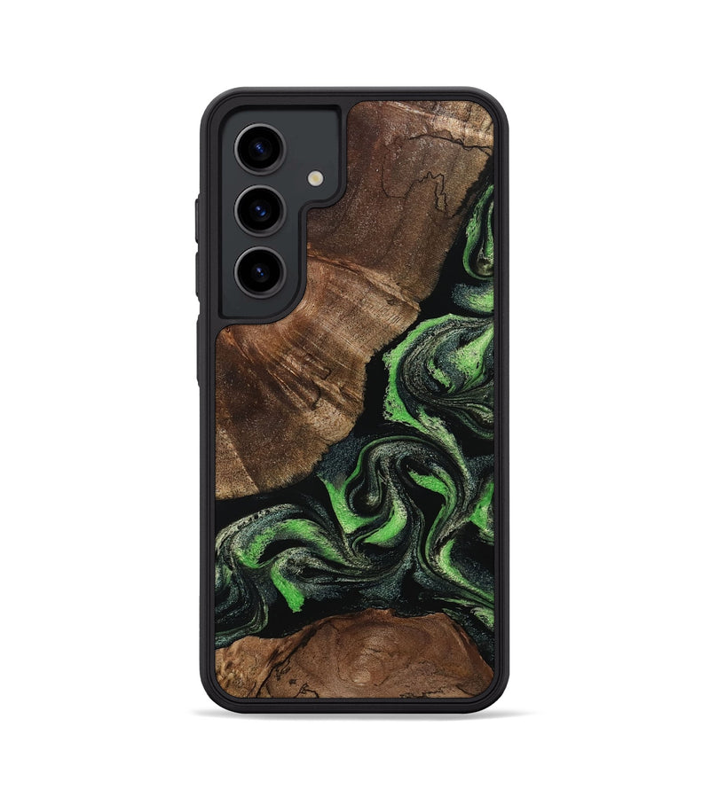 Galaxy S24 Wood Phone Case - Kellan (Green, 802356)