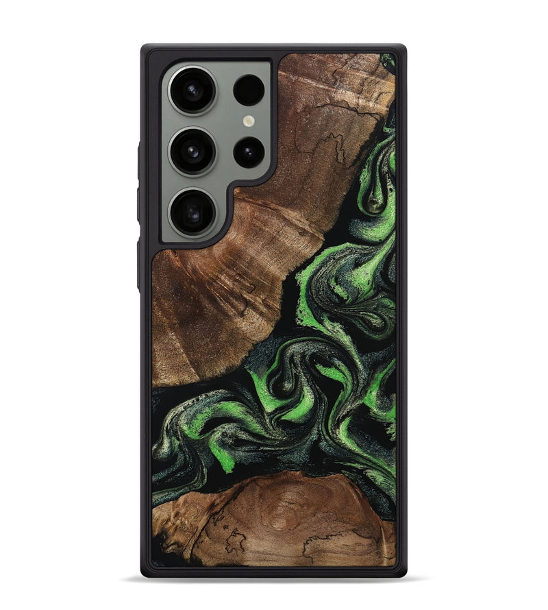 Galaxy S24 Ultra Wood Phone Case - Kellan (Green, 802356)