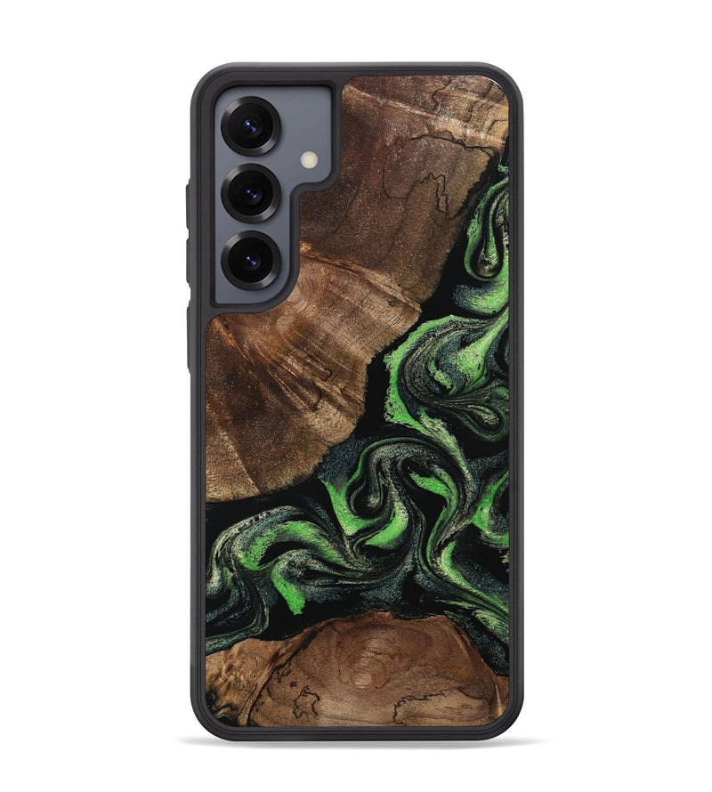 Galaxy S25 Plus Wood Phone Case - Kellan (Green, 802356)